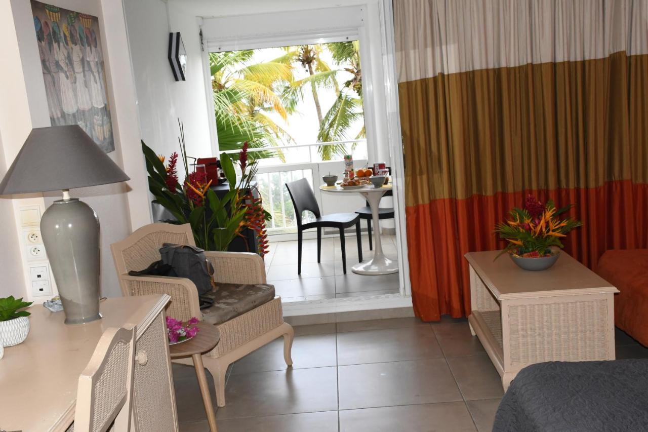 Residence La Vieille Tour - Zenitude - Grand Studio Vue Mer Acces Plage Privative Le Gosier  Exterior foto